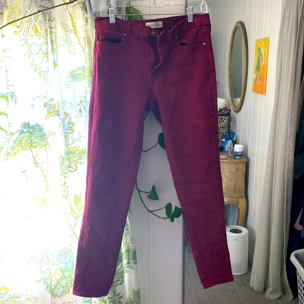 GAP Red skinny pants